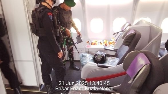 Aksi TNI Sisir Bom di Dua Pesawat Haji