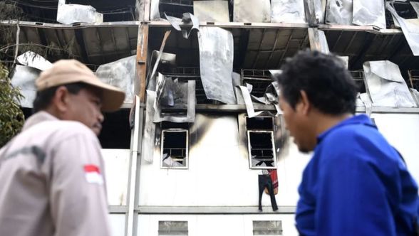 Pasca Kebakaran di Hunian pekerja IKN