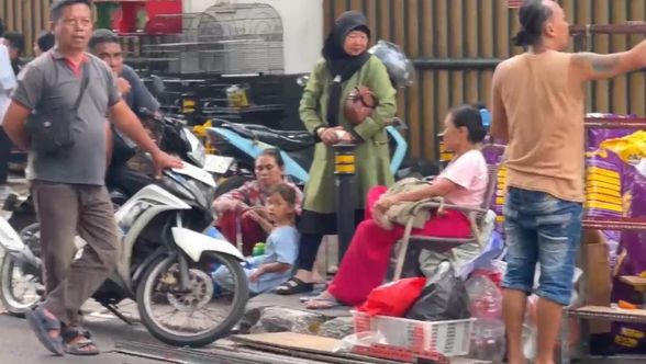 Pengusuran pedagang Pasar Barito