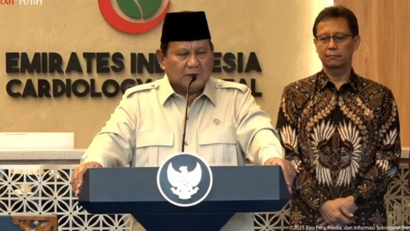 Presiden Prabowo Meresmikan Rumah Sakit Kardiologi Emirates-Indonesia di Solo