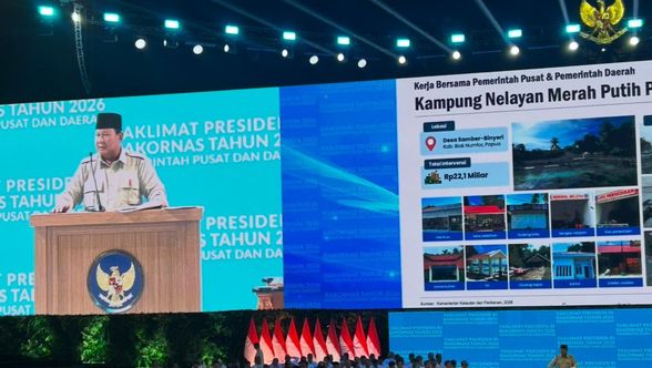 Taklimat Prabowo di Rakornas Gubernur hingga Wali Kota se-Indonesia