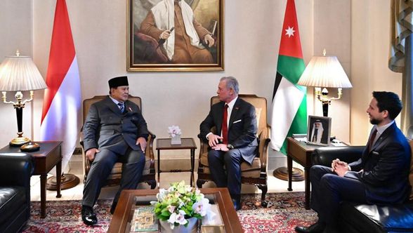 Presiden Prabowo Bertemu dengan Raja Yordania