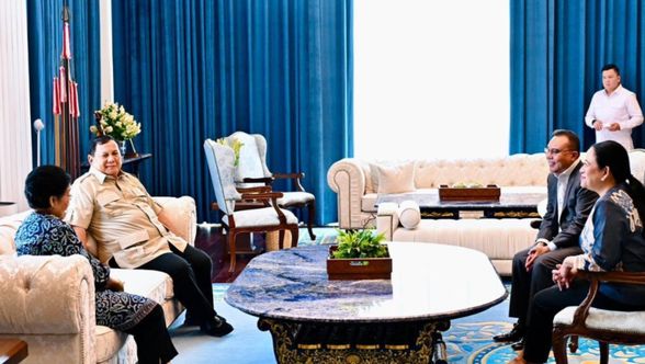 Megawati-Prabowo Bertemu Di istana