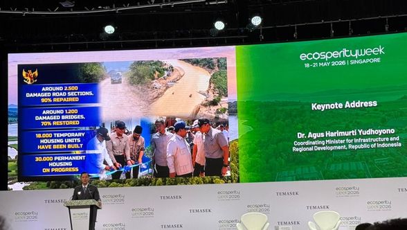 Menko Infra Agus Harimurti Yudhoyono Hadiri Forum Internasional Ecosperity Week 2026