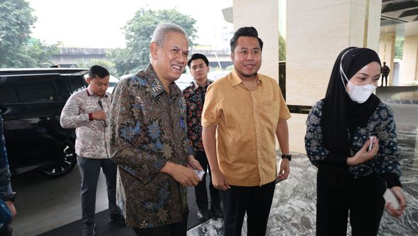 Ketua DK LPS Anggito Bersama Presiden Komisaris NT Corp dan Jajaran Direksi Nusantara TV