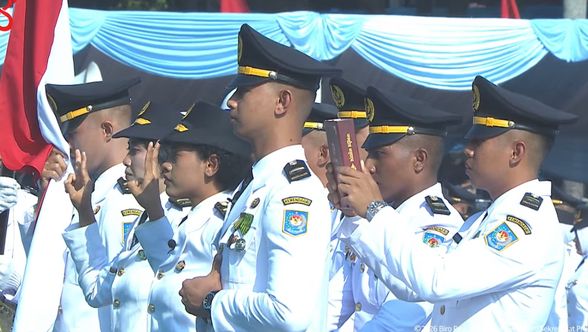 Presiden Prabowo Lantik 1.204 Praja Muda IPDN