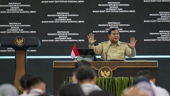 150 Peneliti BRIN Temui Prabowo di Istana