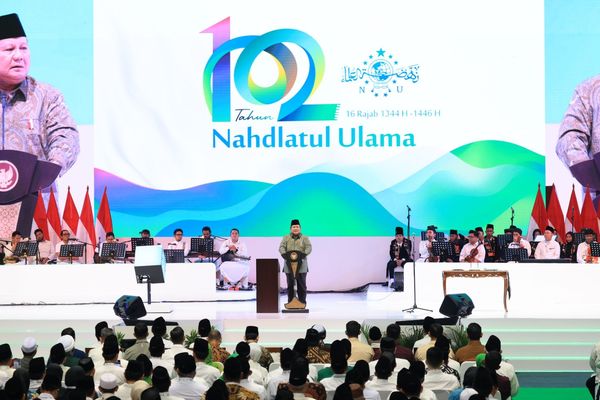 Prabowo Hadiri Harlah Nahdlatul Ulama