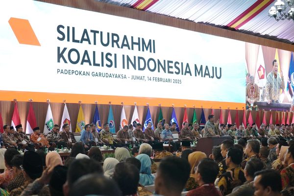 Silaturahmi Partai Koalisi Indonesia di Hambalang