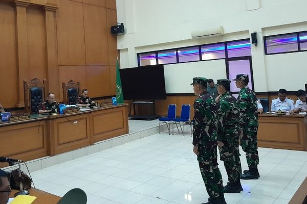 2 Oknum TNI AL Penembak Bos Rental Divonis Seumur Hidup dan Dipecat