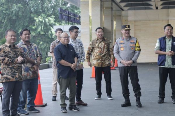 Acara pelepasan Tim Mudik Nusantara TV 2025 di NT Tower, Kayu Putih, Pulo Gadung, Jakarta Timur pada Kamis, 27 Maret 2025. (Foto: Dok/NTV)