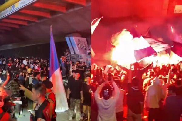 Ribuan Bobotoh Tumpah Ruah Konvoi Rayakan Persib Juara