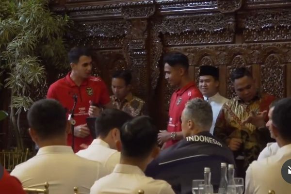 Prabowo Undang Pemain Timnas Makan Siang di Kertanegara