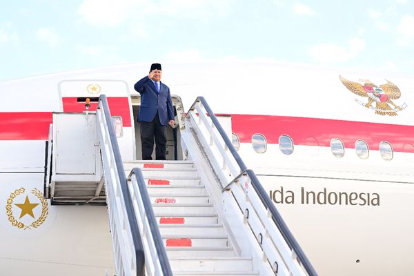 Prabowo Tinggalkan Brasil Usai Lawatan Kenegaraan