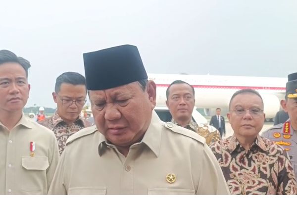 Presiden Prabowo Tiba di Tanah Air Usai Lawatan ke 5 Negara