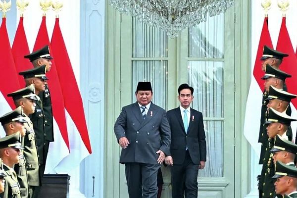 Presiden Prabowo Lantik Perwira Muda TNI-Polri