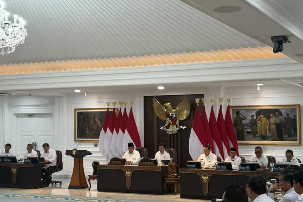 Prabowo Subianto Pimpin Sidang Paripurna Kabinet