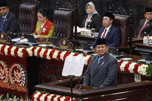 Pidato Kenegaraan Prabowo di sidang tahunan MPR 2025