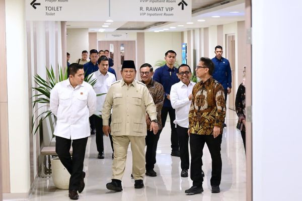 Prabowo Subianto dan Menkes Budi Gunadi
