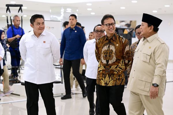 Prabowo Subianto dan Menkes Budi Gunadi