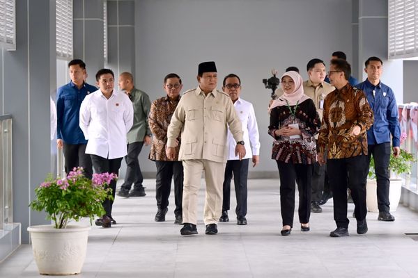 Prabowo Subianto dan Menkes Budi Gunadi