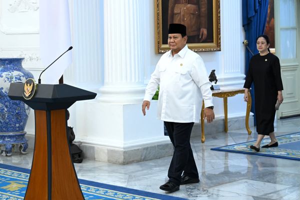 Prabowo Kumpulkan Ketum Parpol di Istana