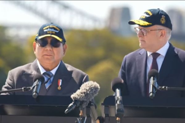 Pernyataan Pers Prabowo Subianto dan PM Australia Albanese