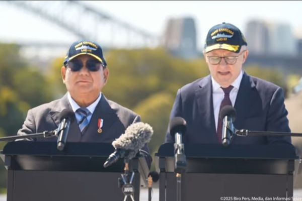 Pernyataan Pers Prabowo Subianto dan PM Australia Albanese