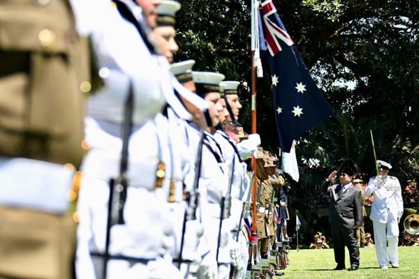 Gubernur Jenderal Australia Sam Mostyn Sambut Prabowo dengan Upacara Kenegaraan*
