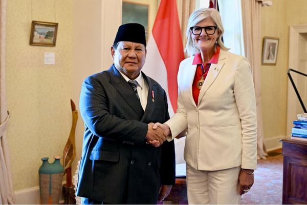 Gubernur Jenderal Australia Sam Mostyn Sambut Prabowo dengan Upacara Kenegaraan