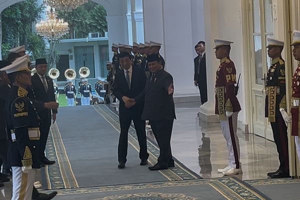 Ketua MPR China Bertemu Presiden Prabowo di Istana