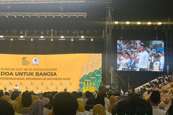 Presiden Prabowo Hadiri HUT Golkar