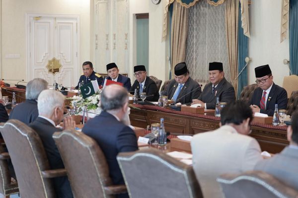 Presiden Prabowo dan Presiden Pakistan