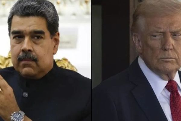 Ilustrasi Presiden Venezuela Nicolas Maduro dan Presiden Amerika Serikat Donald Trump. /ANTARA/Anadolu/py. (ANTARA/Anadolu/py/pri)
