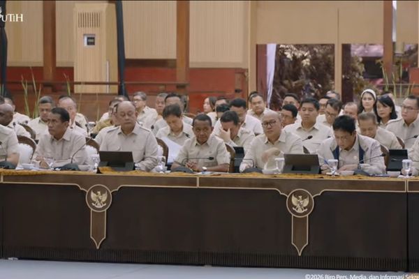 Menteri Kabinet Merah Putih di Hambalang