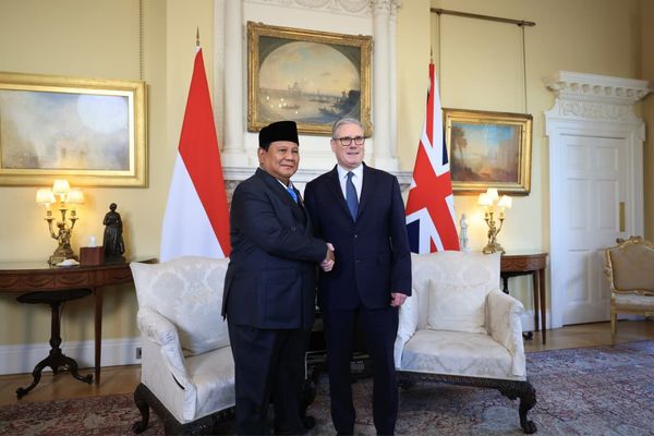 Presiden Prabowo Bertemu dengan PM Inggris