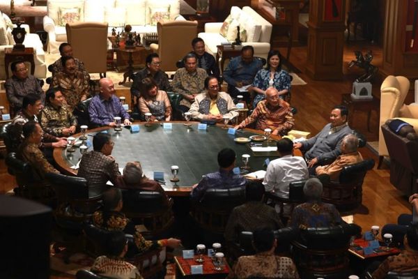 Prabowo Bertemu APINDO di Hambalang