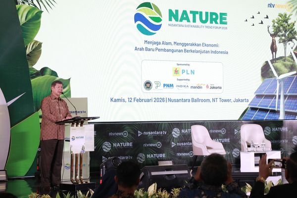Utusan Khusus Presiden Bidang Iklim dan Energi, Hashim Djojohadikusumo di acara Nature 2026