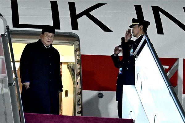 Presiden Prabowo Tiba di Yordania