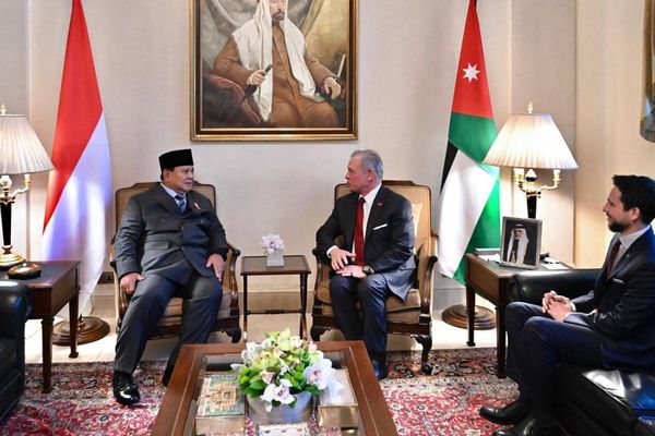 Presiden Prabowo Bertemu dengan Raja Yordania