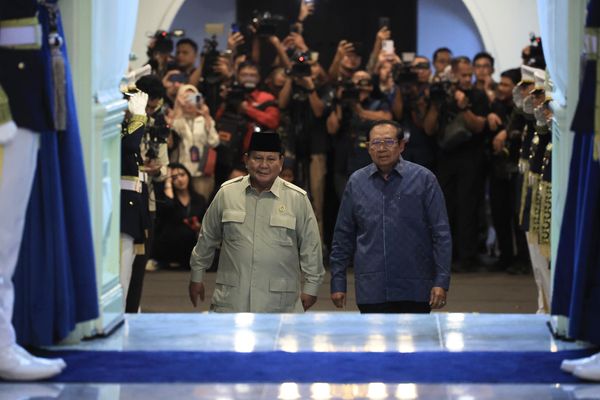 Presiden Prabowo dan Presiden ke-6 SBY