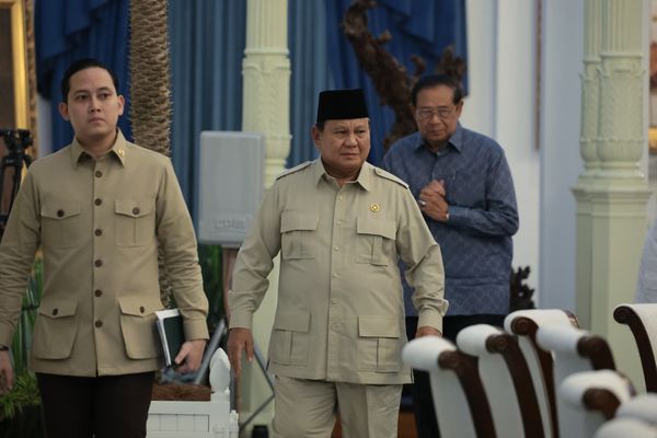 Presiden Prabowo dan Presiden ke-6 SBY