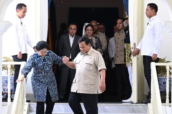 Megawati Prabowo Bertemu di Istana