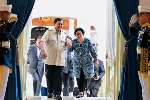 Megawati Prabowo Bertemu di Istana