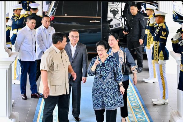 Megawati Prabowo Bertemu di Istana