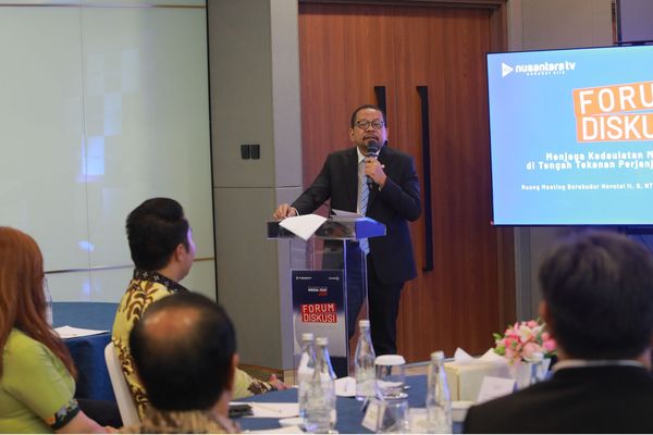 Kepala Staf Kepresidenan M Qodari Buka Acara Forum Diskusi soal Masa Depan Media di tengah Perjanjia