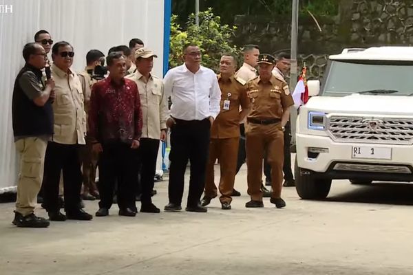 Prabowo Subianto Tinjau TPST BLE Banyumas