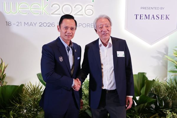 Menko Infra Agus Harimurti Yudhoyono (AHY) menghadiri forum internasional Ecosperity Week 2026