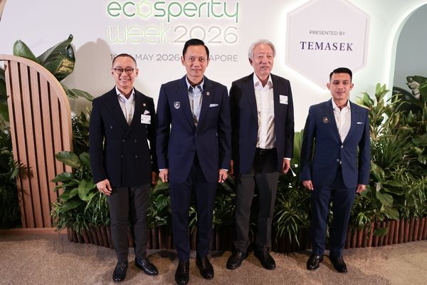 Menko Infra Agus Harimurti Yudhoyono (AHY) menghadiri forum internasional Ecosperity Week 2026