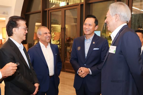 Menko Infra Agus Harimurti Yudhoyono (AHY) menghadiri forum internasional Ecosperity Week 2026